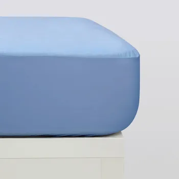 10xten kék tencel matrac Védő | (135x190/200cm-kék)
